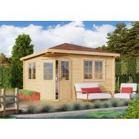 26% reduziert - Fjordholz Holzgartenhaus Modell Fargo 44 A 9m²