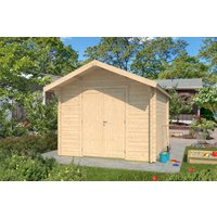 26% reduziert - Fjordholz Holzgartenhaus Modell Lexi 44 H Premium 12m²