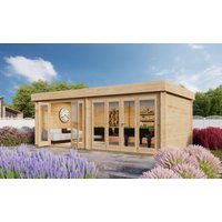 26% reduziert - Fjordholz Holzgartenhaus Modell Kevin 70 24m²