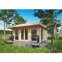 26% reduziert - Fjordholz Holzgartenhaus Modell Greta 44 B 24m²