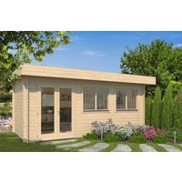 26% reduziert - Fjordholz Holzgartenhaus Modell Kurt 44 A 18m²