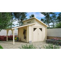 26% reduziert - Fjordholz Holzgartenhaus Modell Varianta 44 B +SD 24m²