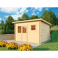 26% reduziert - Fjordholz Pultdach Holzgartenhaus Modell Ezra 5F 9m²