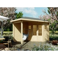 26% reduziert - Fjordholz 5-Eck Holzgartenhaus Modell Evelyn 1B 24m²