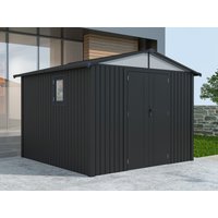 42% reduziert - Metall Gerätehaus Modell Trend 7,56 m² Anthrazit 6m²