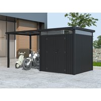 35% reduziert - Metall Gerätehaus Modell Style 4,45 m² Spar-Set 1 6m²
