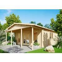 26% reduziert - Holzgartenhaus Modell Julia 70 E 24m²