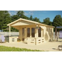26% reduziert - Holzgartenhaus Modell Kolding 40
