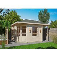 26% reduziert - 5-Eck Holzgartenhaus Modell Isa 40 C