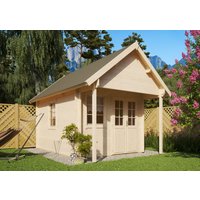26% reduziert - Satteldach Holzgartenhaus Modell Boden-2 12m²